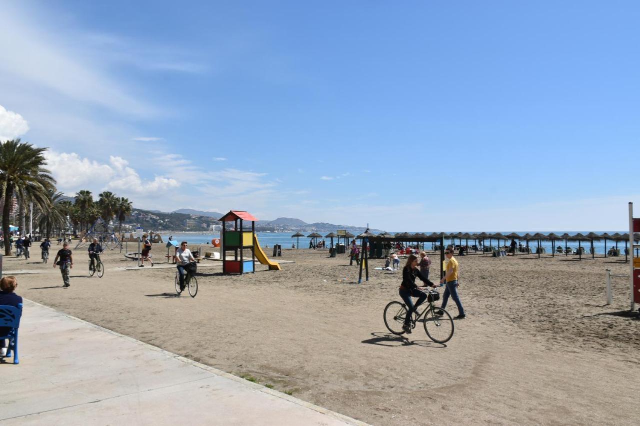 Apartment Port And Beach -Parking- Málaga Exteriör bild